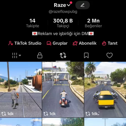  ✅300K FULL AKTİF KEŞFET AÇIK TİKTOK HESABI ✅